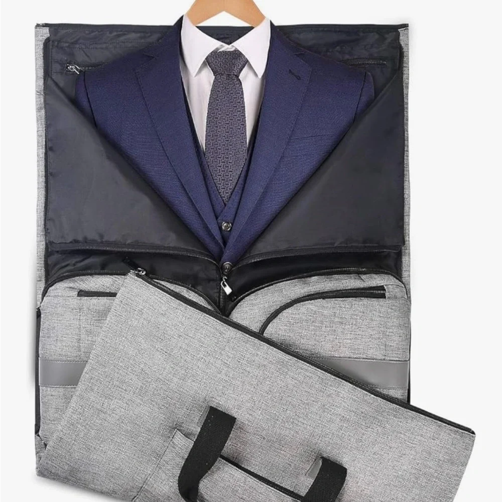 Elegant Gray Convertible Travel Bag